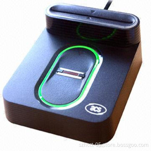 Smart Card Reader with Fingerprint Sensor, Supports Image Optimization and Filtering